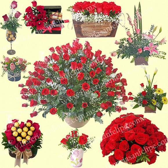 Arreglos Florales Con Rosas - Servicio De Entrega a Domicilio
