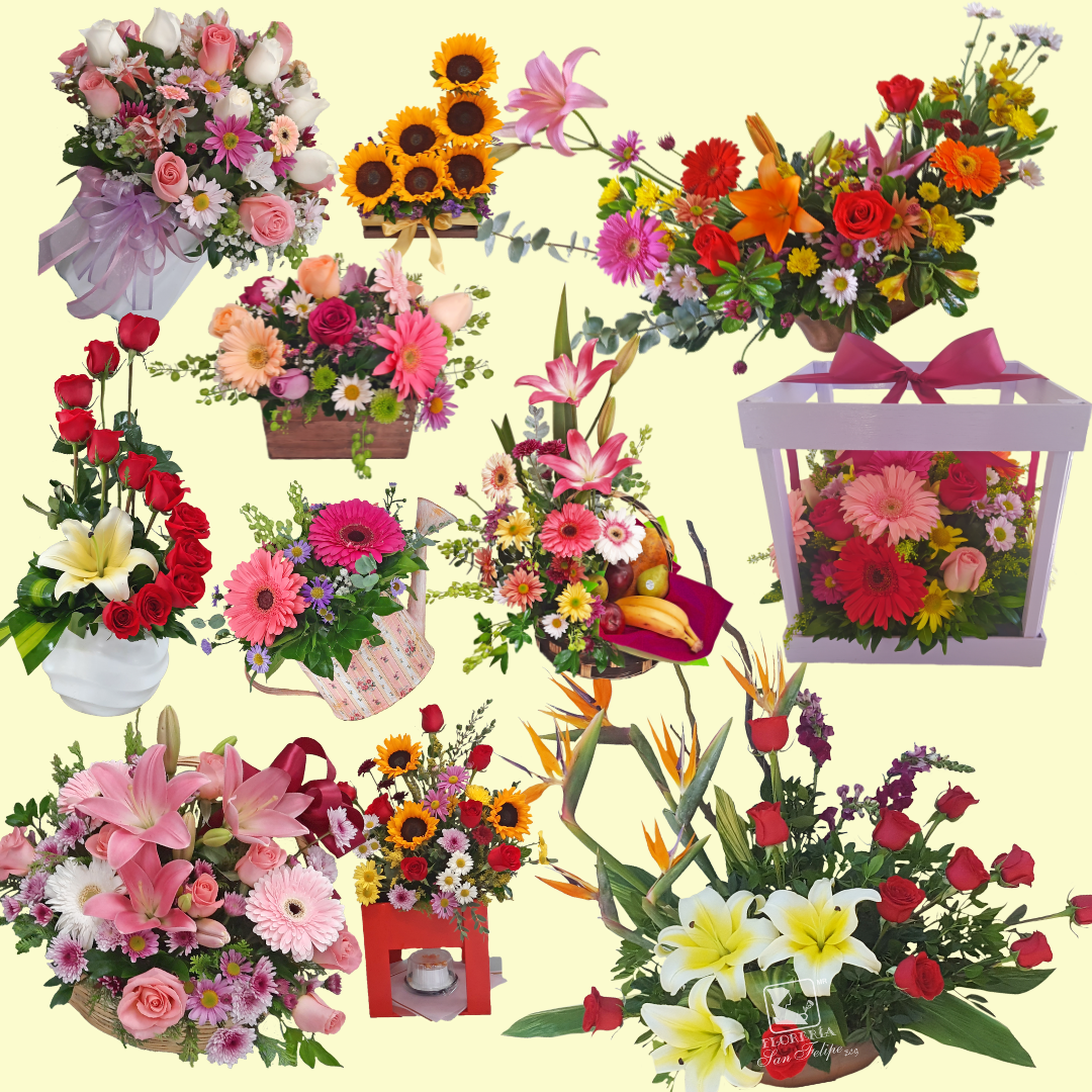 Arreglos Florales Con Flor Surtida - Servicio De Entrega a Domicilio